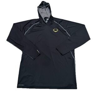 Evoshield Swagtech Black Gray Long Sleeve Hoodie 2XL  Baseball Athletic Wear